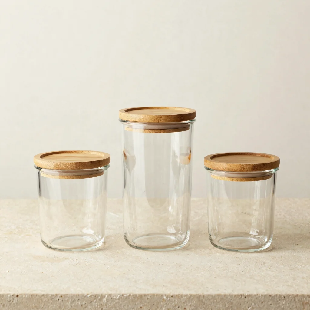 Clear Pantry Set